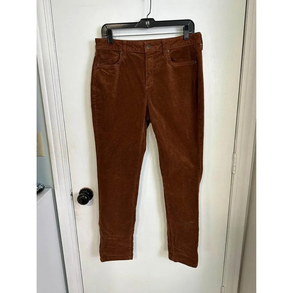 Corduroy brown neutral women’s pants Sonoma Size 12 #0439 - Picture 4 of 8